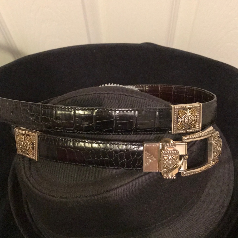 Brighton reversible black and brown belt